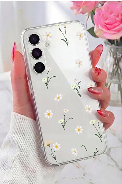 3GEN CASE Samsung Galaxy S24 Plus Uyumlu Lüx Desenli Şeffaf Silikon Kılıf
