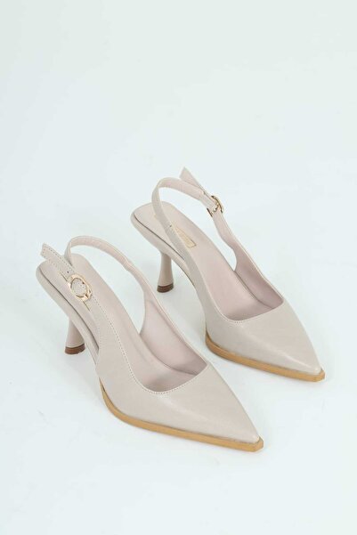 NiceDiffer Γυναικείο βραδινό φόρεμα με χρυσή αγκράφα και μυτερή μύτη, τακούνι...