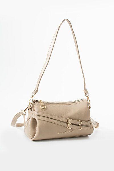 DEV 3 ADAM NÇS Τσάντα Γυναικεία από Μαλακό Δέρμα με Λεπτομέρεια Ζώνης Βιζόν, ...