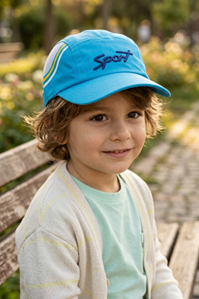 LAGRANZE Καπέλο για αγόρια με λεπτομέρεια κεντήματος, ρυθμιζόμενο για ηλικίες...