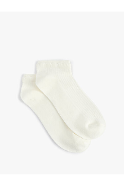 Koton Σετ 2 κάλτσες-μποτάκια από υφασμένο βαμβάκι
