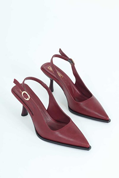 NiceDiffer Γυναικείο βραδινό φόρεμα με χρυσή αγκράφα και μυτερή μύτη, τακούνι...