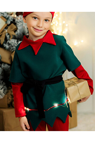 fustite cu luminite Αγορίστικο Χριστουγεννιάτικο Πουκάμισο Ξωτικό με Φωτάκια ...