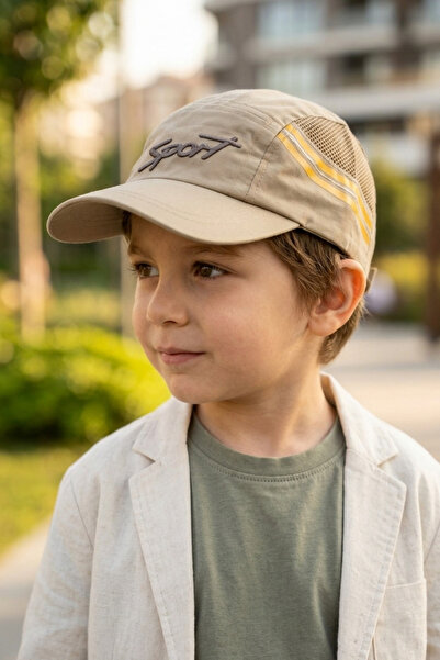 LAGRANZE Καπέλο για αγόρια με λεπτομέρεια κεντήματος, ρυθμιζόμενο για ηλικίες...