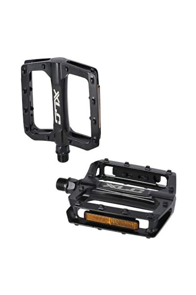XLC Πεντάλ πλατφόρμας MTB με ανακλαστήρες, μαύρα αλουμινένια