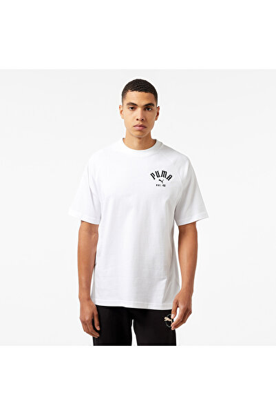 Puma Classıcs Relaxed Graphic Unisex Beyaz T-Shirt