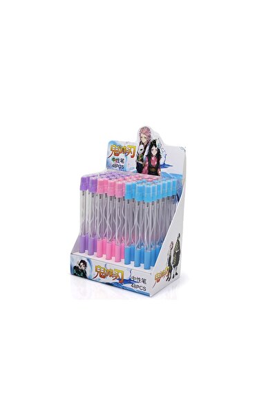 Store Anime Figürlü Parfüm Şişe Tasarımlı Tükenmez Kalem 19 Cm Dekoratif Kırt...