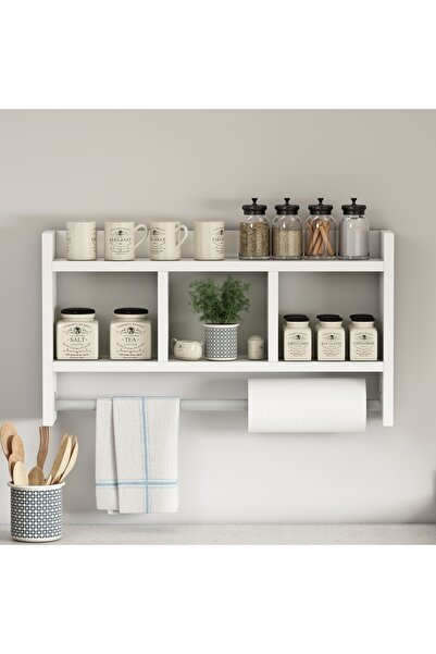 UnicUtil Ράφια τοίχου, Στερεά Βάση, UnicUtil, 63 x 35 x 14 εκ., Λευκό