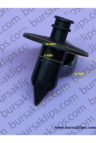 bursaklips 5362- مشبك صندوق السيارة وحقيبة الأمتعة لتويوتا ونيسان وسوزوكي ومي...