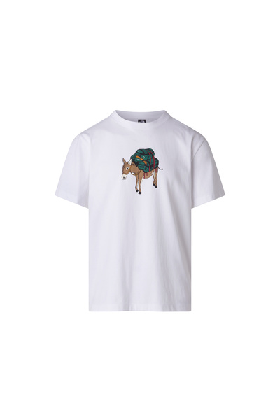 THE NORTH FACE M Donkey Taxi Ανδρικό Χαλαρό Καθημερινό Μπλουζάκι Λευκό T-Shirt