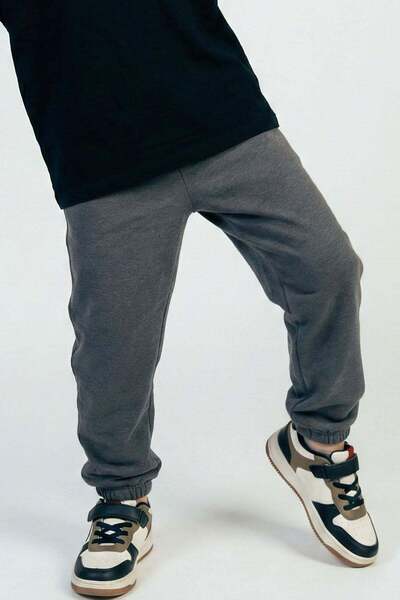 Breeze Φόρμα για αγόρια με τσέπες και ελαστικό τελείωμα στη μέση, 4-8 ετών, γκρι