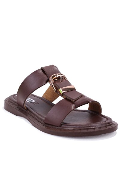 DAGOSTER Dza07-869132 Brown Casual Orthopedic Flat Sole Sports Women Slipper