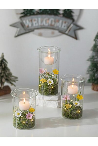 Romadedi Χριστουγεννιάτικα κηροπήγια για διακόσμηση τραπεζιού