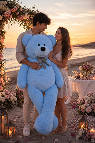 Özgüner Oyuncak 200160 Büyük Boy Peluş Ayıcık - Sevgililere Özel Romantik Ayıcık