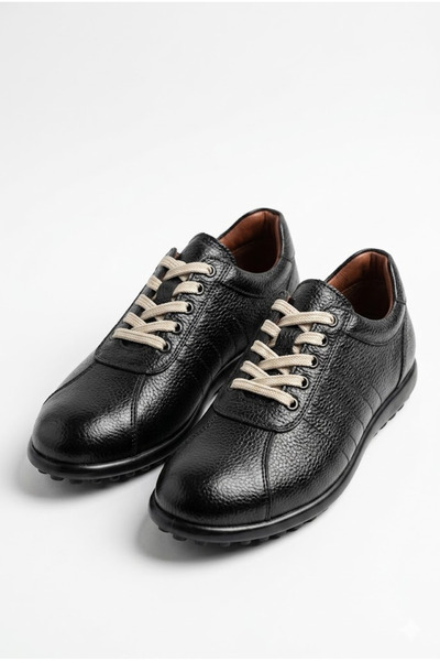 PLATTO MODA Genuine Leather Rubber Sole Men's Shoes – Soft Texture, High-End ...