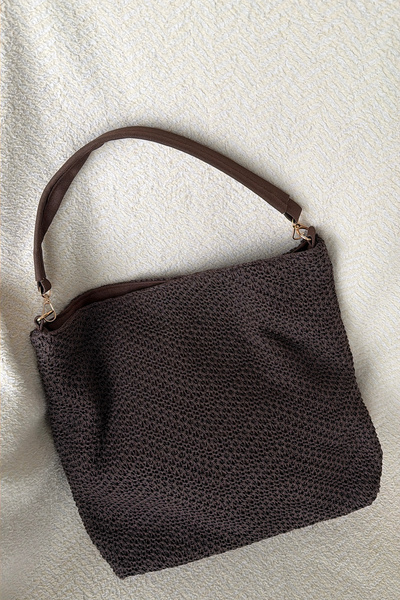 La La'Graccio Paris La'Graccio Paris Laco Μεγάλη βελούδινη τσάντα ώμου