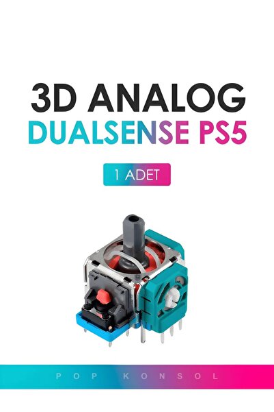 POPKONSOL 1 Adet PS5 3D Analog Joystick Motor Playstation 5 Dualsense Kol Tam...