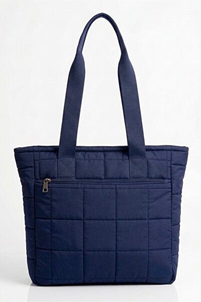 TOFİSA Γυναικεία τσάντα ώμου σε σκούρο μπλε με μπροστινή τσέπη - 28371-ΣΚΟΥΡΟ...