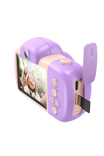 AUDIOX Hoco DV 201 Παιδική Κάμερα 32 MP Βιολετί