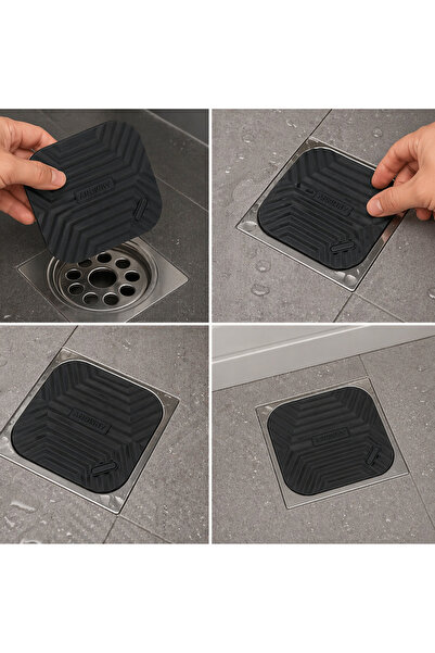 sengenegel Kötü Koku Önleyici Silikon Mat Banyo Mutfak Lavabo Balkon Gider Tıpası Kapağı Böcek Önleyici