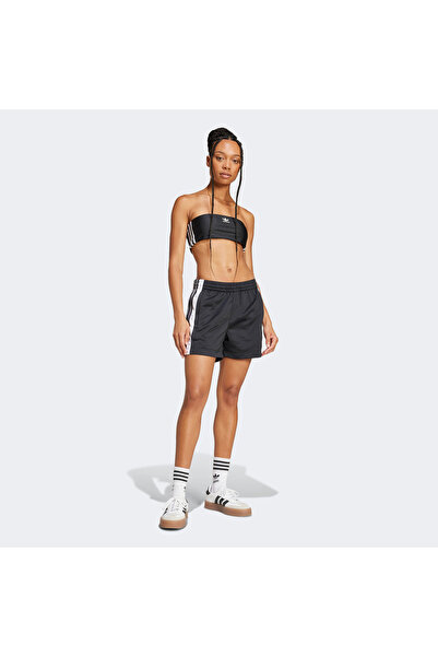adidas 3 Stripes Tube Top Kadın Siyah T-Shirt