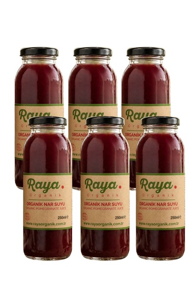 Raya Organik Organik Nar Suyu 6’lı Set (6 x 250 ml – Toplam 1500 ml)
