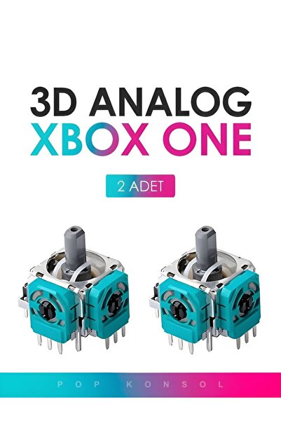 POPKONSOL 2 Adet Xbox Series S X One 3D Analog Joystick Motor Kol Tamir Yedek...
