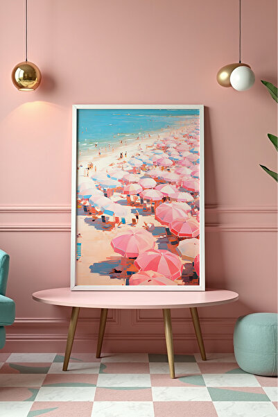 Esci Design Τραπέζι με λευκό πλαίσιο - Ροζ Τραπέζι - Τραπέζι Tiktok - Τραπέζι...