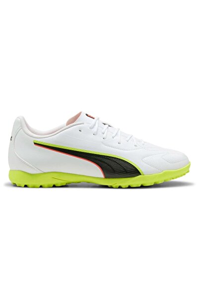 Puma King 20 Play Tt Jr Youth White Astroturf Field Shoes 108736 01