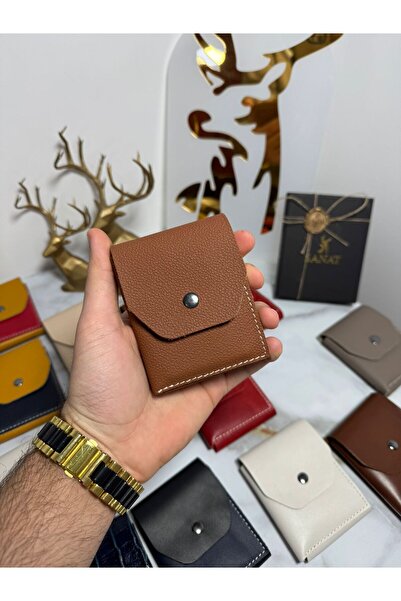 SANAT 100% Γνήσιο Crazy Leather Χειροποίητο Μινιμαλιστικό Πορτοφόλι - Πορτοφό...