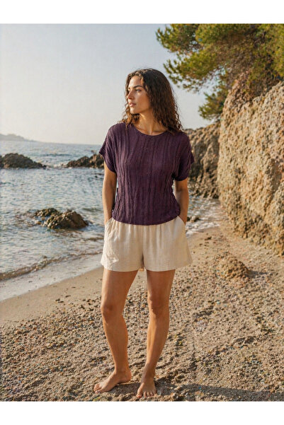 Sea Style Διάτρητη Πλεκτή Μπλούζα – Καλοκαιρινό Γυναικείο Τοπ με Ελαφριά Υφή ...