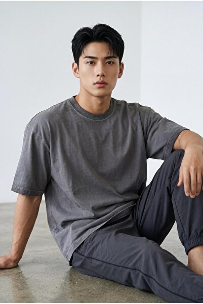 SOWACO Urban Grey Oversize Men's T-Shirt