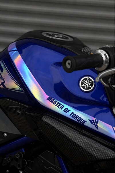 Banxtre Yamaha MT-25 için Hologram Renk Depo Kordon Master Of Torque Sticker ...