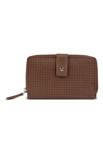 BUGATTI Noemi Geldbörse RFID-Schutz Leder 16 cm