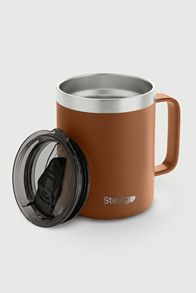 Stevig 1 Cap Daily Mug Kupa Çelik Termos 350 ML Autumn Leaf ST-267