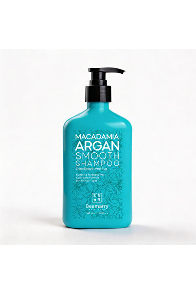 Beamarry MACADAMIA ARGAN OIL SMOOTH SHAMPOO Parlaklık, pürüzsüzlük ve elektri...
