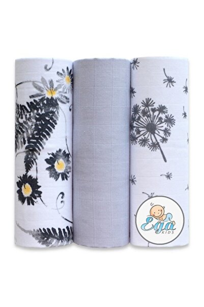 EgaKids Set 3 scutece din bumbac 60x80 cm model No4