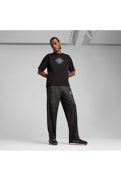 Puma X Χάρι Πότερ Ουνισέξ Μαύρο Υπερμεγέθες Μπλουζάκι