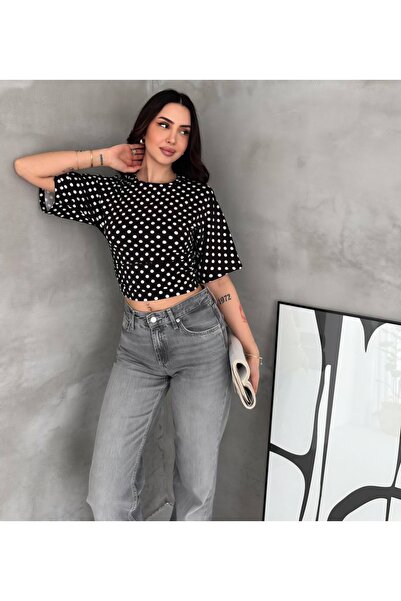 Noa&Noa Κοντομάνικη μπλούζα πουά