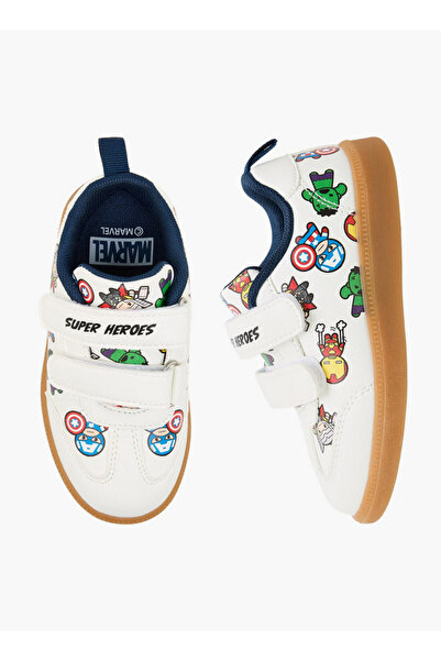 Marvel Heros Marvel Boys Hook & Loop Ankle Sneakers