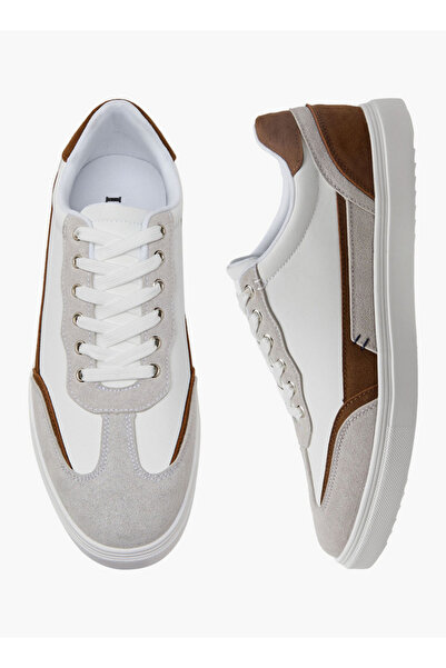 LBL by Shoexpress Men Panelled Lace-Up Sneakers