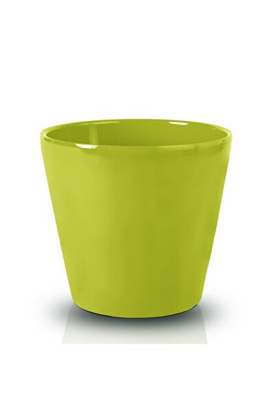 Floraria Tria's Ghiveci ceramica - Standard - conic Verde 15 cm