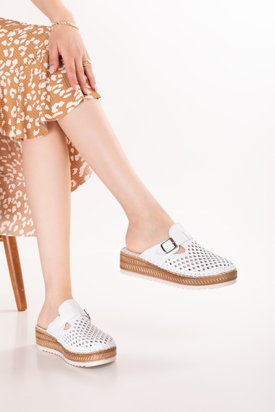 Gondol Γνήσιο δέρμα Comfort Sole Άνετες Παντόφλες Sabo για καθημερινή χρήση i...