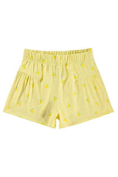 Civil Girls Σορτς με σχέδιο λεμόνι για 6-9 ετών - Κίτρινο