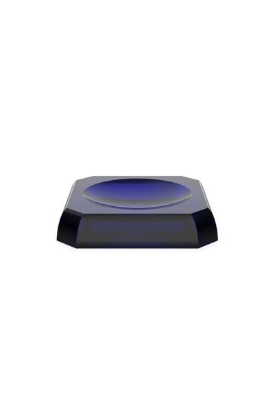 Decor Walther Kristall Soap Dish, Countertop - Blue