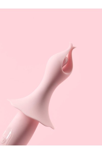OEM Celina - Vibrator 2-în-1 pentru Teasing și Stimulare Internă - Roz