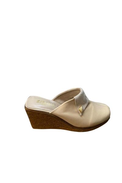 Karaca Γυναικείες παντόφλες με σφήνα στρας και κλειστό μπροστινό μέρος