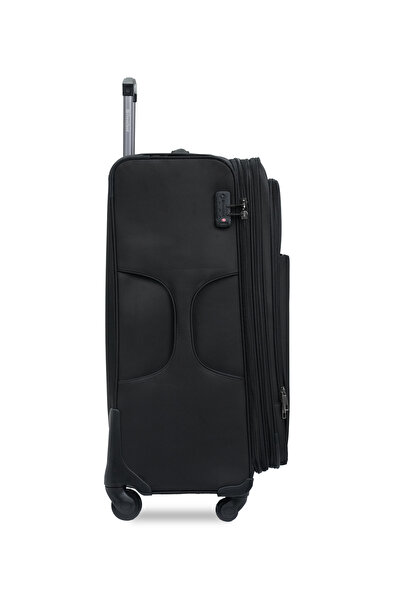 President 3-Piece Expandable Soft-Side Luggage Set - High-Quality Heavy Duty Travel Bags with Multi-