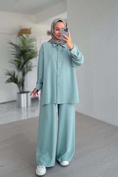 Ka Hijab Σετ Πέρλι - Νεροπράσινο
