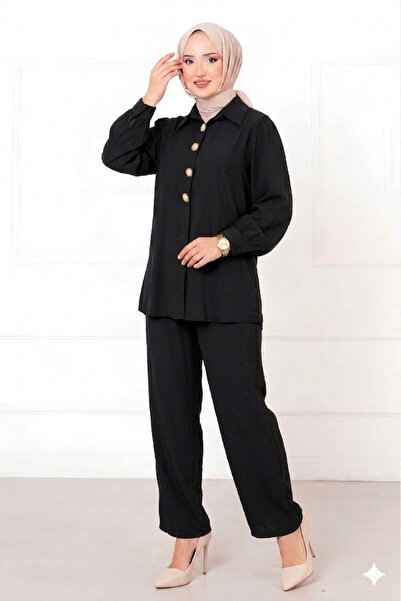 QUBERZ Set dublu cu mâneci în antracit și negru - Combinație elegantă pentru ...